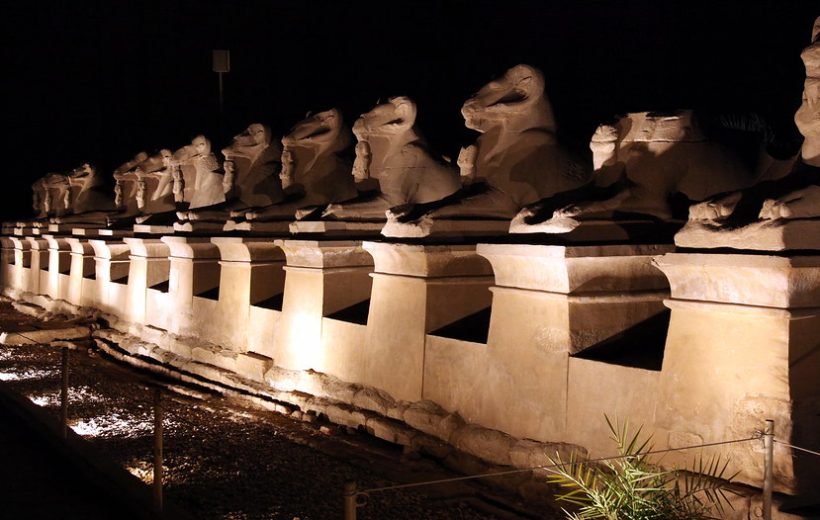 Sound And Light Show At Karnak Temple